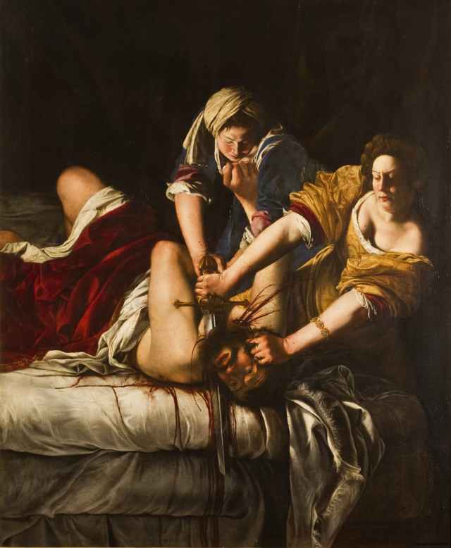 Artemisia Gentileschi, Judith Slaying Holofernes, ca 1620, Uffizi, Florence